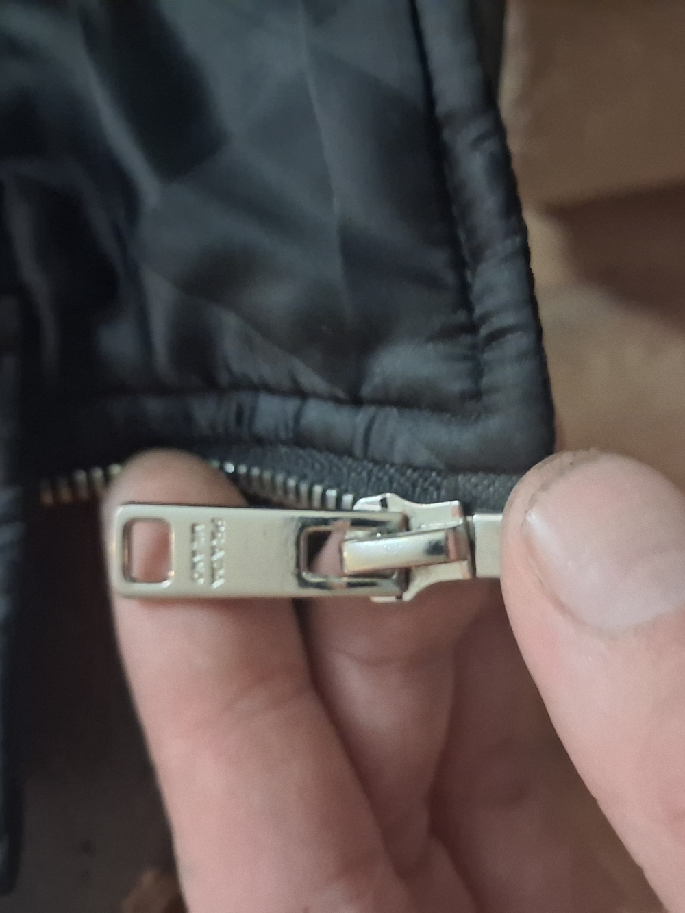 Prada Black Quilted Hooded Puffer Jacket - Picture 15 of 16